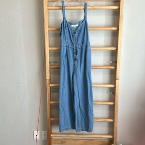 Loft soft denim jumpsuit Sz 10